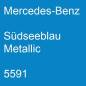 Preview: Mercedes-Benz, Südseeblau Metallic, 5591.